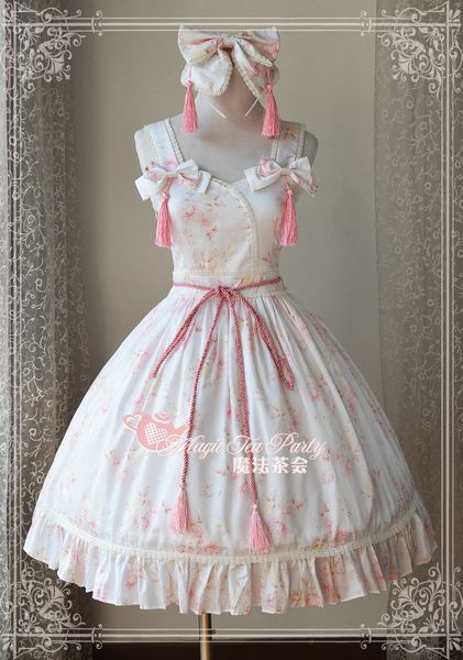 Autumn Sakura Magic Tea Party Lolita Jumper Dress