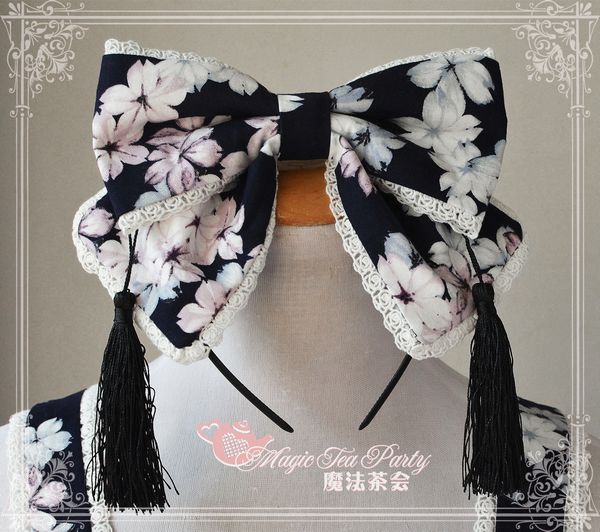 Autumn Sakura Magic Tea Party Lolita Headbow