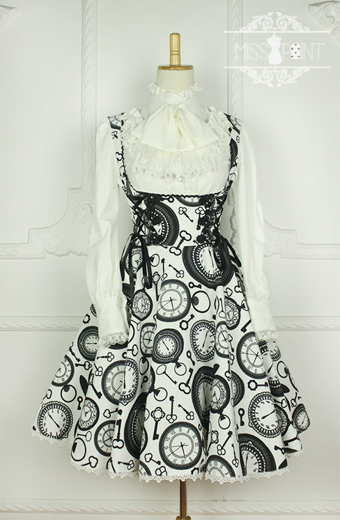 The key to the Future Miss Point Lolita Corset Jumper Dress