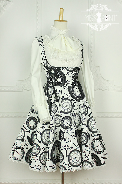 The key to the Future Miss Point Lolita Corset Jumper Dress