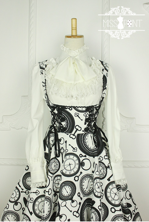 The key to the Future Miss Point Lolita Corset Jumper Dress