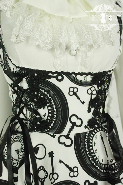 The key to the Future Miss Point Lolita Corset Jumper Dress