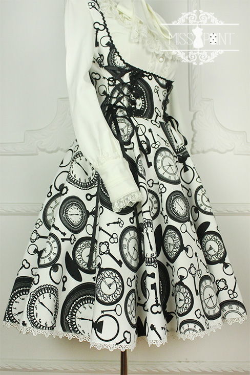 The key to the Future Miss Point Lolita Corset Jumper Dress