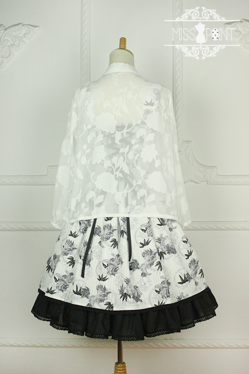 Sweet Yu Qilin Chinese Wind Stand Collar Miss Point Lolita Dress JSK