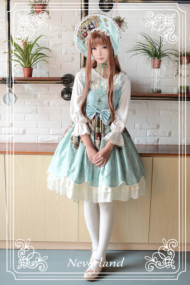 Holy Cross Cross Chain Neverland Lolita JSK