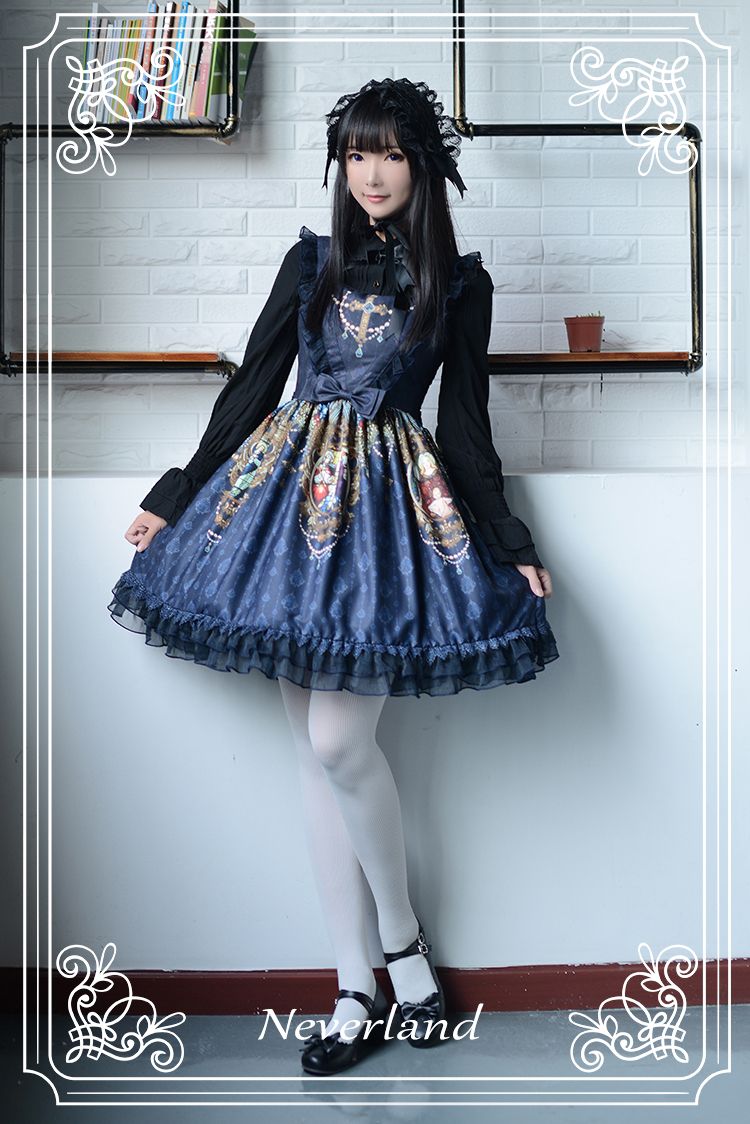 Holy Cross V-shaped Waist Neverland Lolita JSK