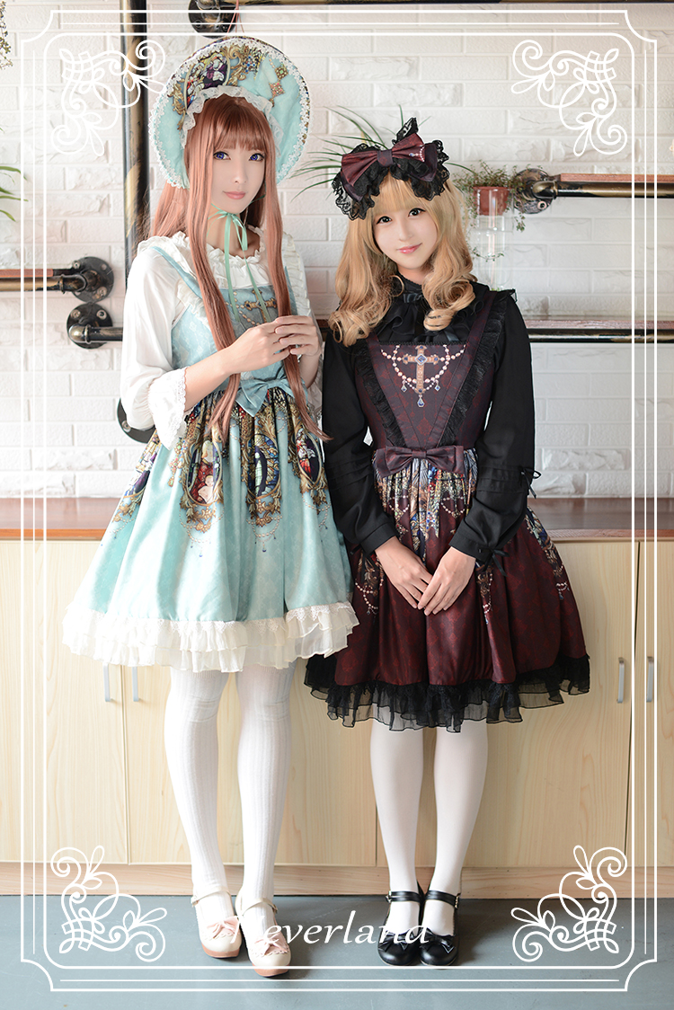 Holy Cross V-shaped Waist Neverland Lolita JSK