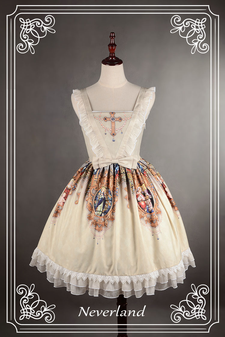 Holy Cross V-shaped Waist Neverland Lolita JSK