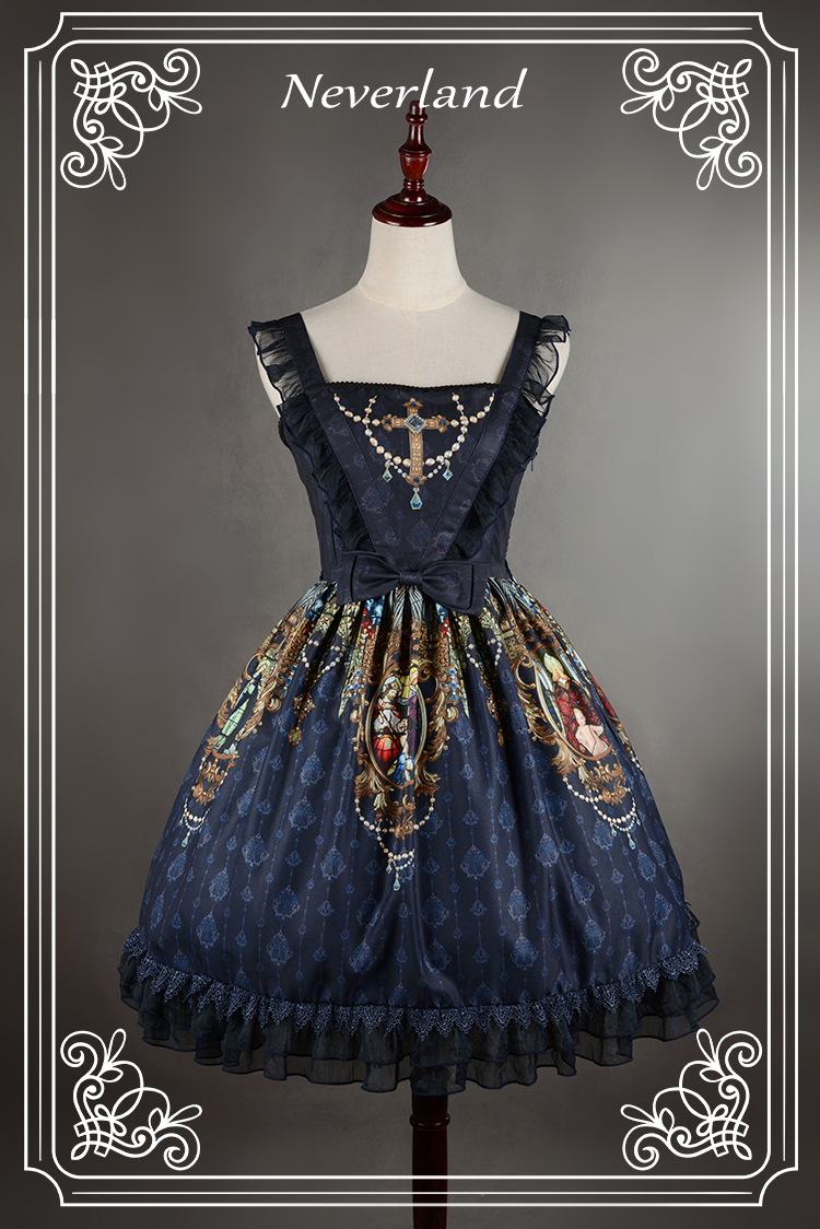 Holy Cross V-shaped Waist Neverland Lolita JSK