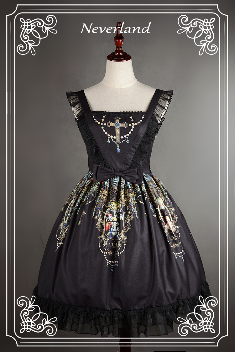 Holy Cross V-shaped Waist Neverland Lolita JSK