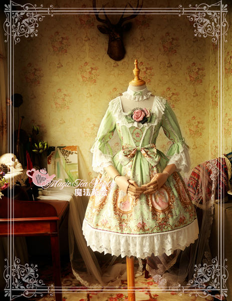 Spring of Europa Magic Tea Party Lolita OP Dress