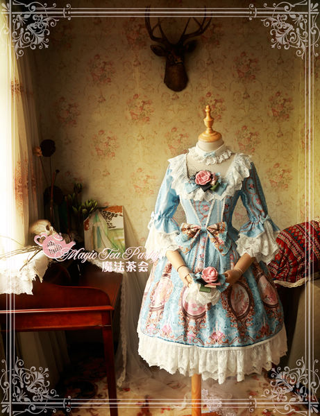 Spring of Europa Magic Tea Party Lolita OP Dress