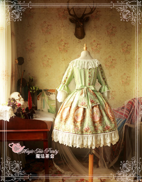 Spring of Europa Magic Tea Party Lolita OP Dress