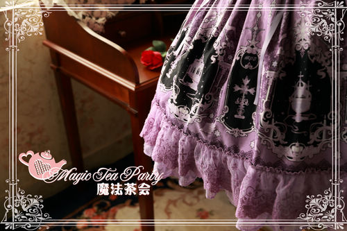 Cross and Censer Magic Tea Party Lolita Jumper Dress Short Version