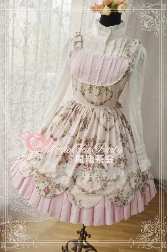 Spring Flowers Printed Magic Tea Party Lolita JSK