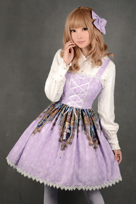 The Goddess Cross Neverland Lolita Jumper Dress