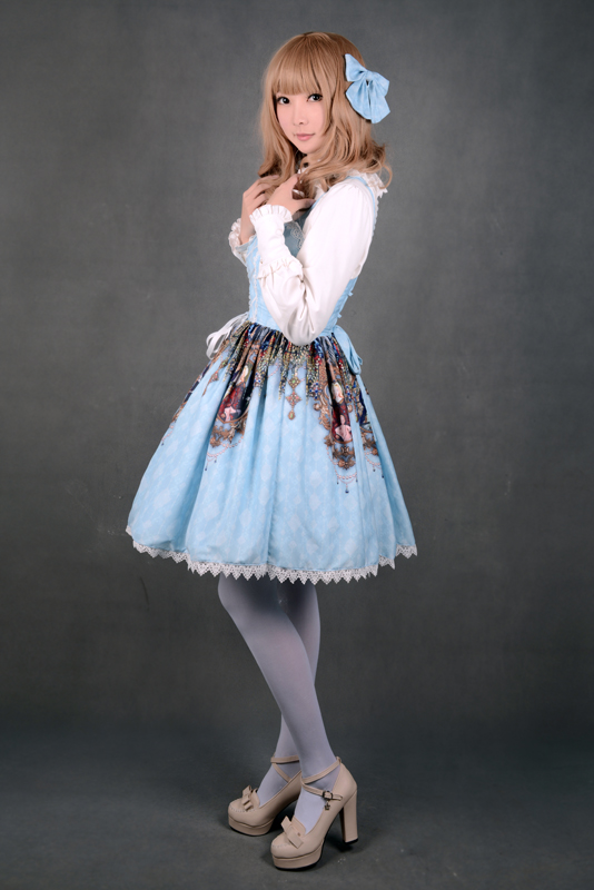 The Goddess Cross Neverland Lolita Jumper Dress