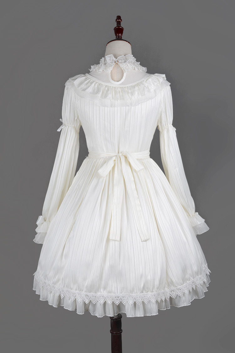 Fantasy Dream Chiffon Long Sleeves Neverland Lolita OP Dress