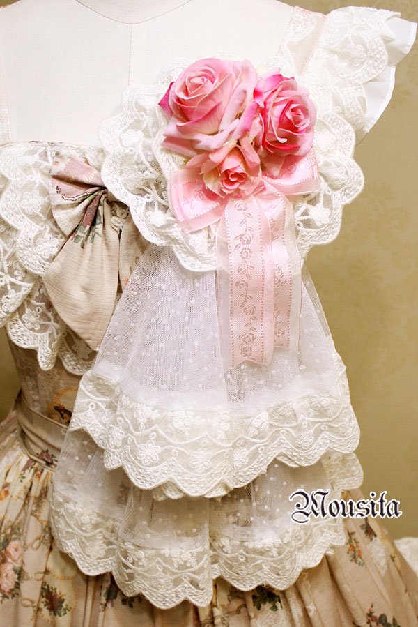 The New Angel Rose Floral Print Mousita Lolita Dress