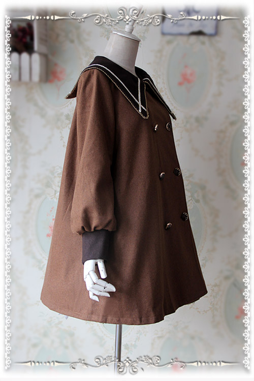 College School Style Sharp Collar Infanta Lolita Coat