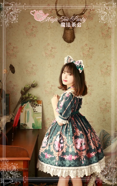 Flower fairy Magic Tea Party Lolita OP Dress