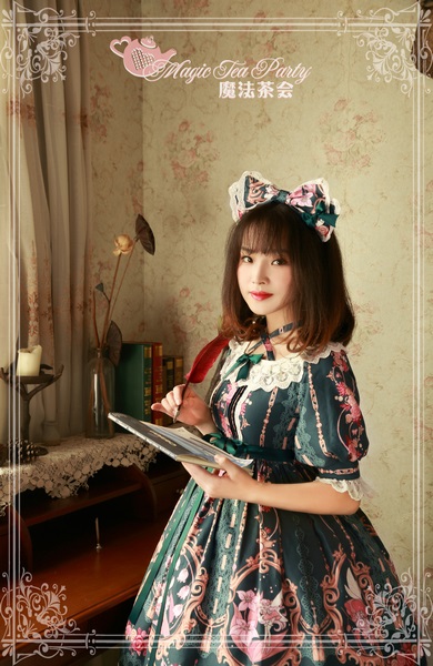 Flower fairy Magic Tea Party Lolita OP Dress