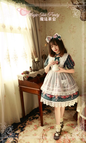 Flower fairy Magic Tea Party Lolita OP Dress