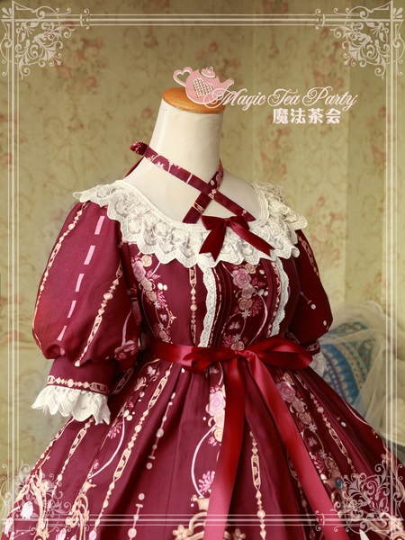 Flower fairy Magic Tea Party Lolita OP Dress