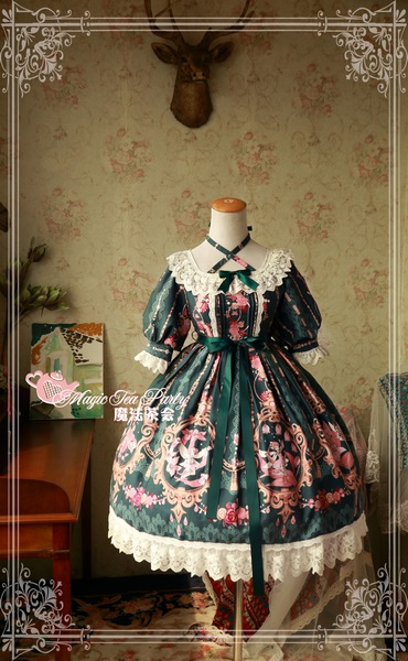 Flower fairy Magic Tea Party Lolita OP Dress