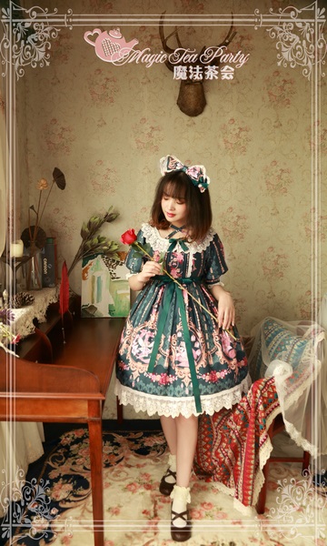 Flower fairy Magic Tea Party Lolita OP Dress