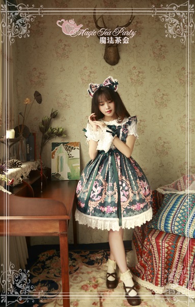 Flower fairy Magic Tea Party Lolita Jumper Dress