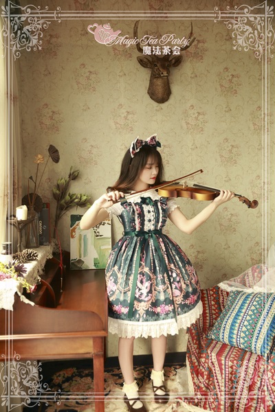 Flower fairy Magic Tea Party Lolita Jumper Dress