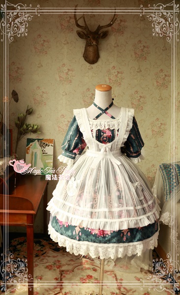 Flower fairy Magic Tea Party Lolita Match Apron