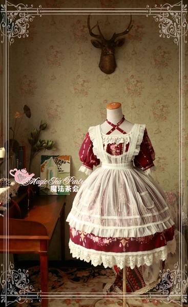 Flower fairy Magic Tea Party Lolita Match Apron