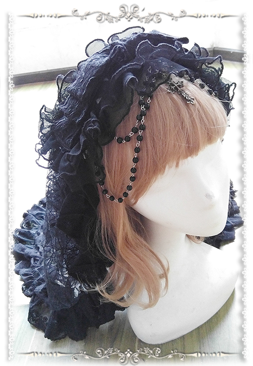 Elaphurus Forest Gorgeous Infanta Lolita Veil(Double Layers)