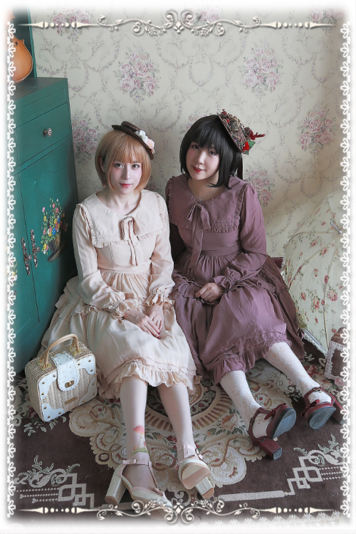 Lily Chiffon Long Sleeves Infanta Lolita OP Dress