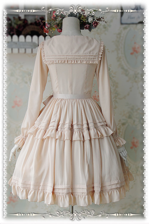 Lily Chiffon Long Sleeves Infanta Lolita OP Dress