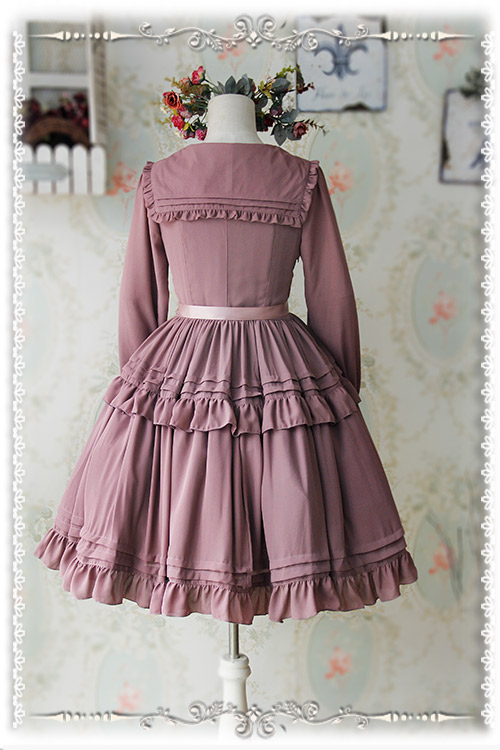 Lily Chiffon Long Sleeves Infanta Lolita OP Dress