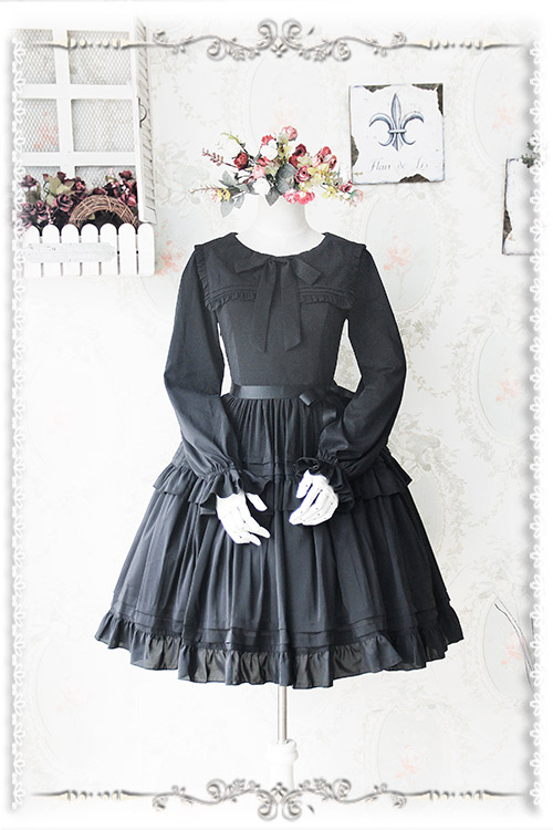 Lily Chiffon Long Sleeves Infanta Lolita OP Dress