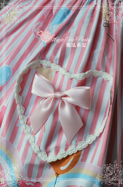 Balloon Bear Sweet Printed Magic Tea Party Lolita JSK