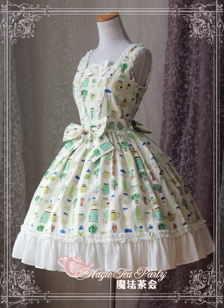 Sweet Life Printed Magic Tea Party Lolita JSK