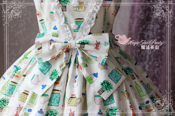 Sweet Life Printed Magic Tea Party Lolita JSK