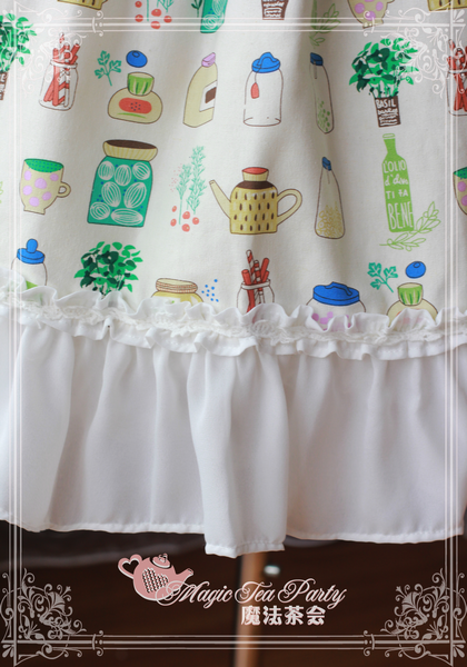 Sweet Life Printed Magic Tea Party Lolita JSK