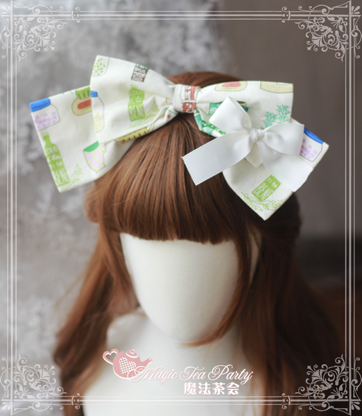 Sweet Life Printed Magic Tea Party Lolita Headbow