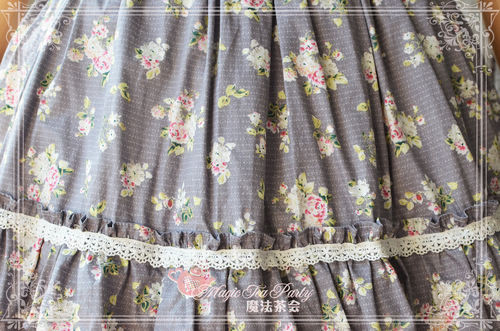 Summer Fragrance Printing Magic Tea Party Lolita JSK