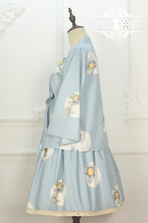Elegant Lily Printed Miss Point Lolita Skirt Short Version