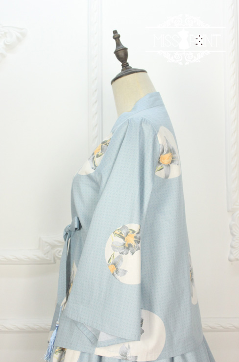 Elegant Lily Printed Miss Point Lolita Skirt Short Version