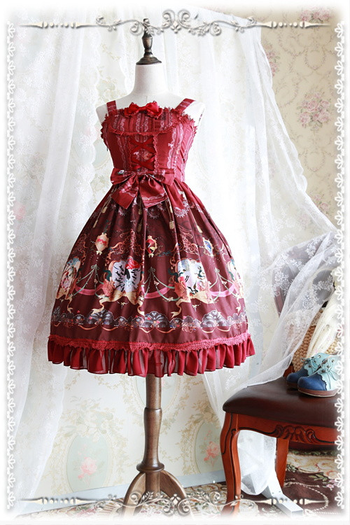 The Little Mermaid Infanta Lolita Printed JSK