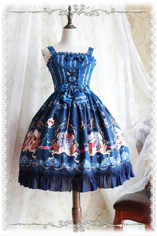 The Little Mermaid Infanta Lolita Printed JSK