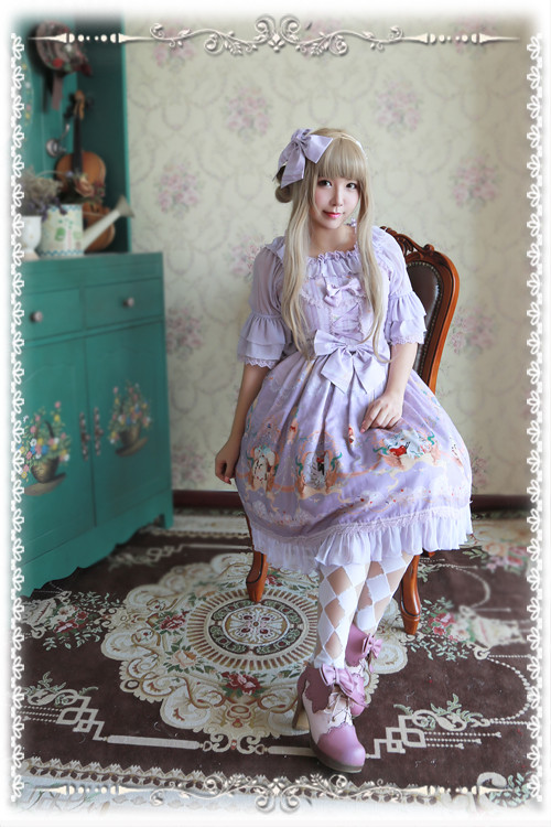 The Little Mermaid Infanta Lolita Printed JSK